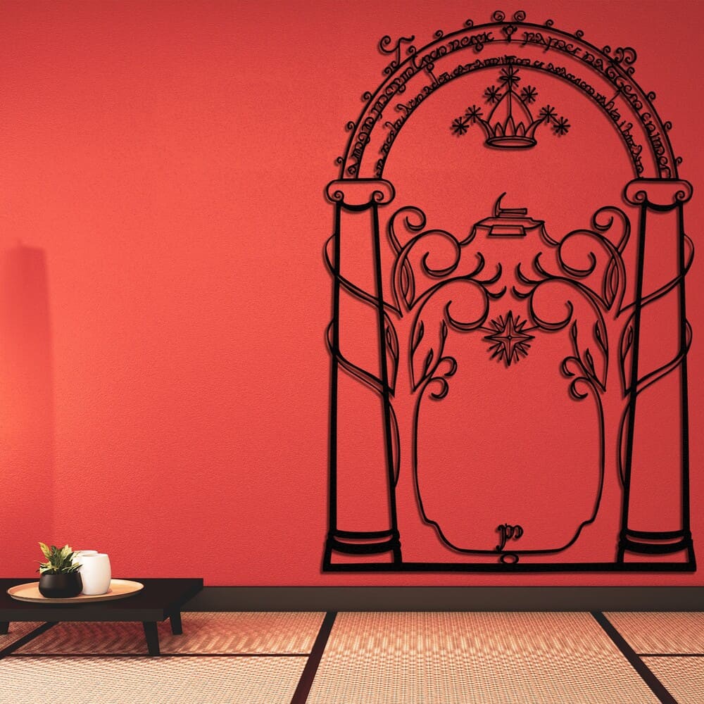 Door Gate Lord of the Rings Decor