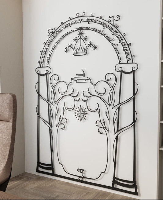 Door Gate Lord of the Rings Decor