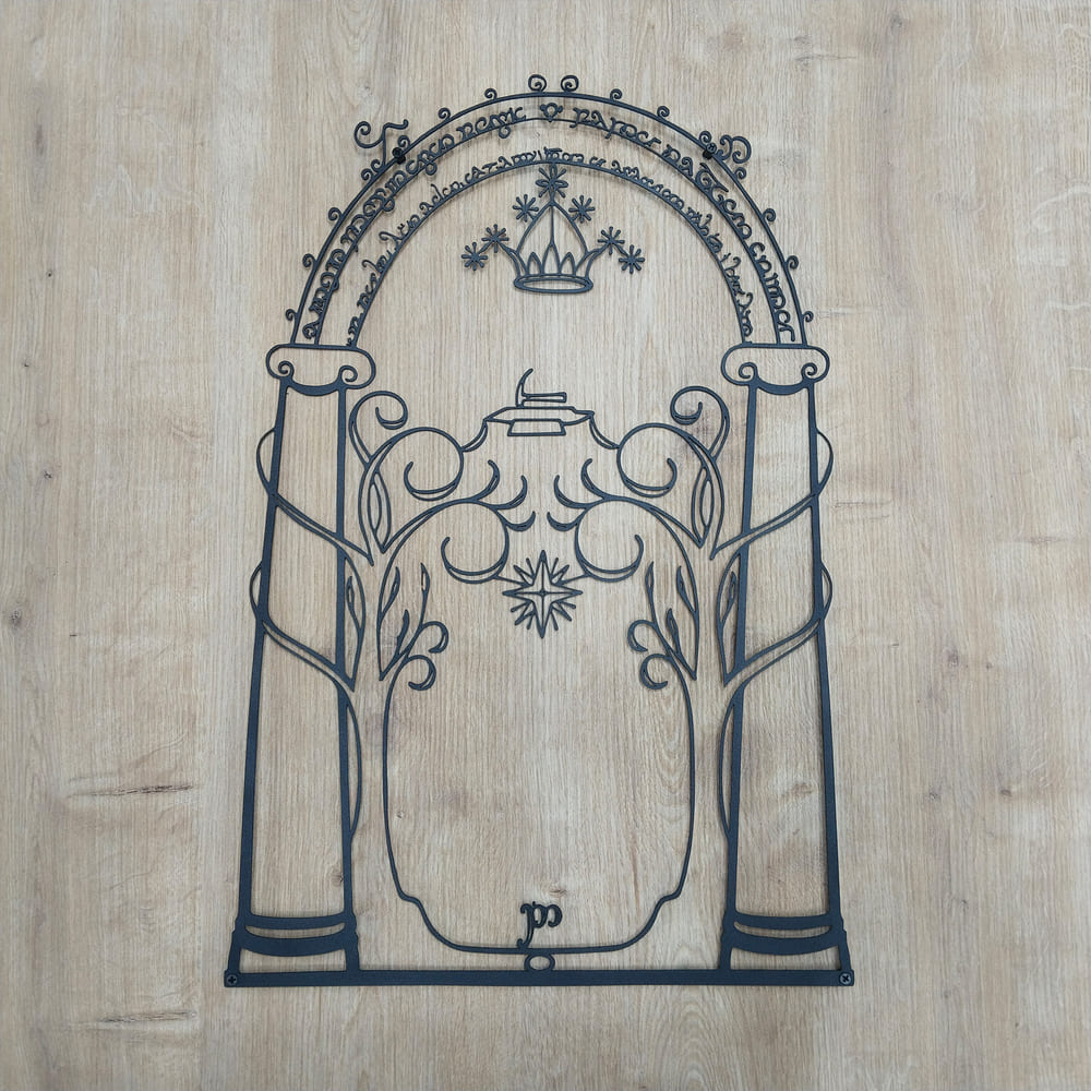 Door Gate Lord of the Rings Decor