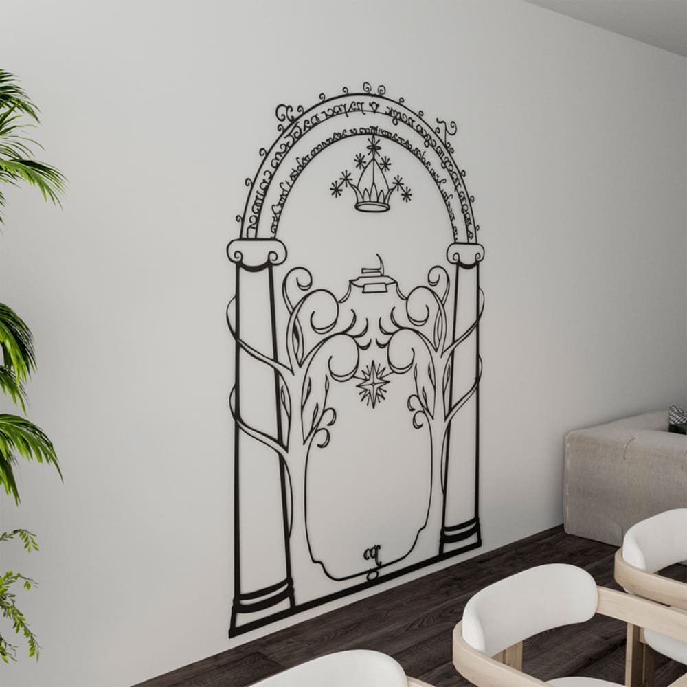 Door Gate Lord of the Rings Decor